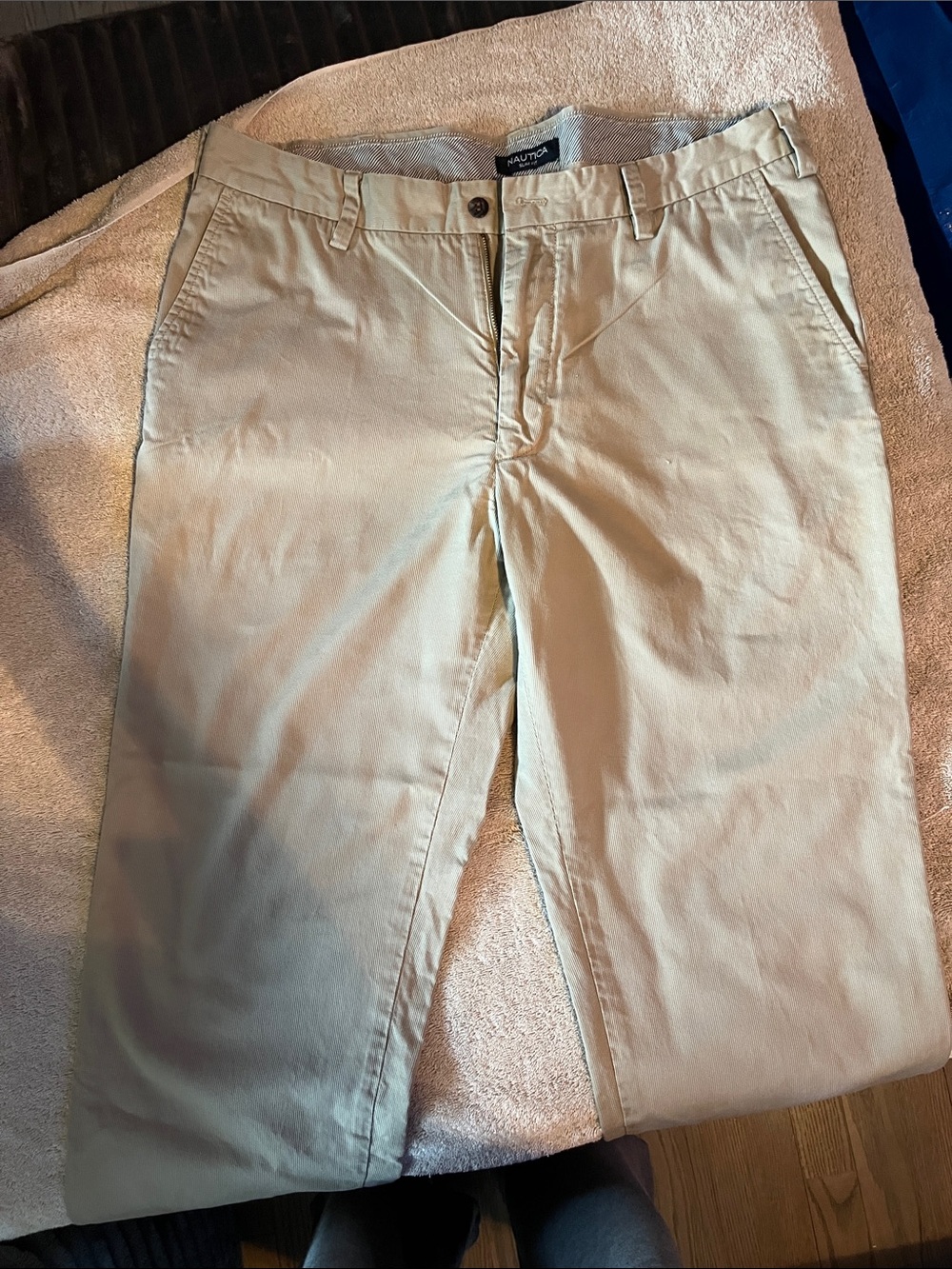 Nautica Men's Beige Chino Pants